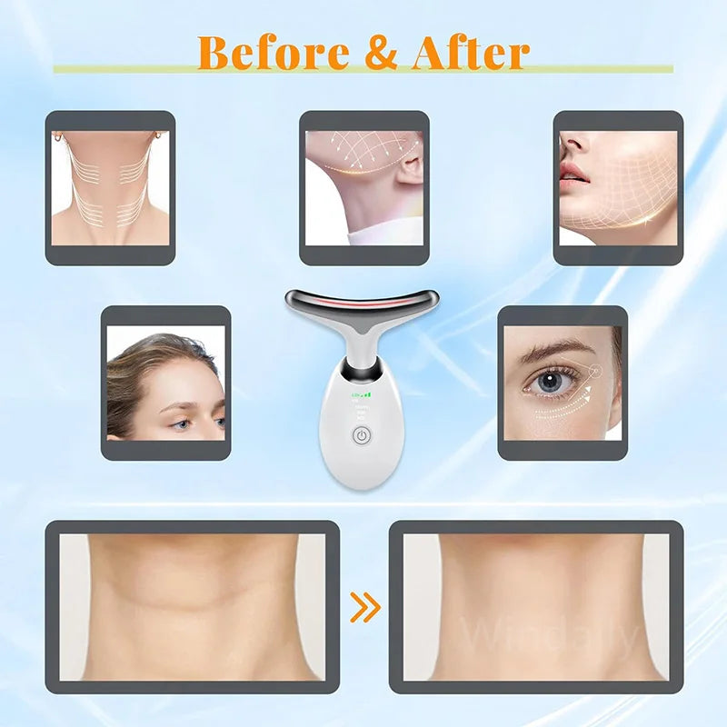 Neck & Face Light Therapy Beauty Device