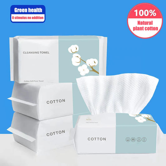 Natural 100% Cotton Disposable Face Towel 100PCS