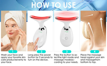 Neck & Face Light Therapy Beauty Device