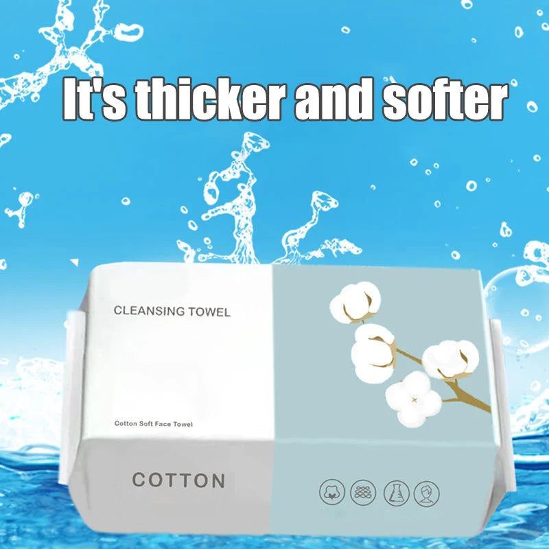 Natural 100% Cotton Disposable Face Towel 100PCS